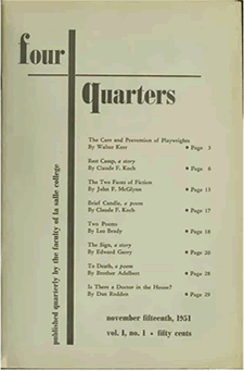 Four Quarters Volume 1 Issue 1