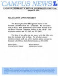 Campus News August 29, 1991 by La Salle University