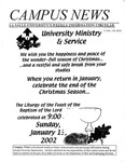 Campus News December 14, 2001 by La Salle University