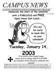 Campus News January 10, 2003