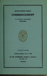 Seventy-Seventh Annual Commencement 1940