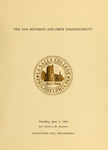The One Hundred and First Commencement 1964