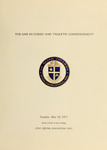 The One Hundred and Twelfth Commencement 1975