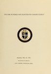 The One Hundred and Eighteenth Commencement 1981
