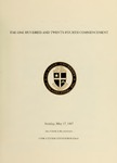 The One Hundred and Twenty-Fourth Commencement 1987