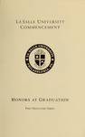 Honors at Graduation Two Thousand Three 2003