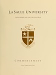 Commencement One Hundred and Forty-Seventh Year 2010 by La Salle University