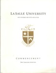 Undergraduate Commencement One Hundred and Fifty-Sixth year 2019 by La Salle University