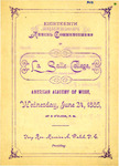 Eighteenth Annual Commencement 1885