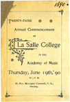 Twenty-Third Annual Commencement 1890