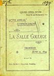 Twenty-Seventh Annual Commencement 1894