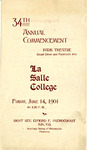 Thirty-Fourth Annual Commencement 1901