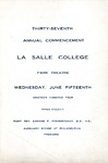 Thirty-Seventh Annual Commencement 1904