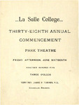 Thirty-Eighth Annual Commencement 1905