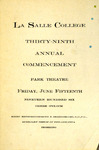 Thirty-Ninth Annual Commencement 1906