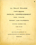 Forty-Second Annual Commencement 1909