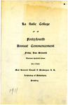 Forty-Fourth Annual Commencement 1911
