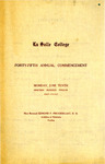 Forty-Fifth Annual Commencement 1912