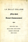 Fifty-Third Annual Commencement 1920