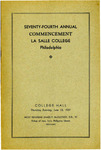 Seventy-Fourth Annual Commencement 1937