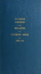 La Salle College Catalogue 1902-1903