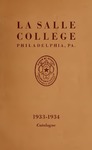 La Salle College Catalogue 1933-1934