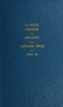 La Salle College Catalogue 1935-1936