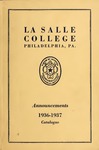 La Salle College Announcements Catalogue 1936-1937