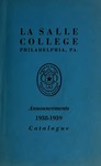 La Salle College Announcements Catalogue 1938-1939 by La Salle University