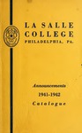 La Salle College Announcements Catalogue 1941-1942