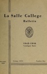 La Salle College Bulletin: Catalogue Issue 1945-1946 by La Salle University