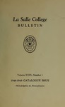 La Salle College Bulletin: Catalogue Issue 1948-1949 by La Salle University