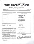 Ebony Voice December 1990 by La Salle University