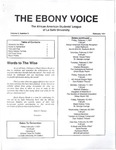 Ebony Voice February 1991 by La Salle University