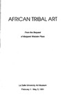 African Tribal Art by La Salle University Art Museum and Brother Daniel Burke FSC
