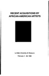 Recent Acquisitions by African American Artists