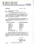Faculty Bulletin: October 4, 1960 Memo by La Salle University