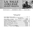 Faculty Bulletin: July 22, 1964