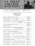 Faculty Bulletin: December 16, 1964