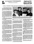 Faculty Bulletin: December 13, 1991 by La Salle University
