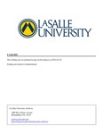 UA.01.052 Commencement Programs by La Salle University Archives