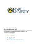 UA.01.065 Records of The Masque by La Salle University Archives