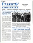 Parents Newsletter November 1989 by La Salle University