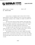 Press Releases - 1974 by La Salle University