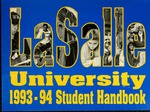 La Salle University Student Handbook 1993-1994 by La Salle University